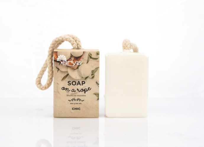 Мыло Arya с Мужским Ароматом 200 гр Chic Белый