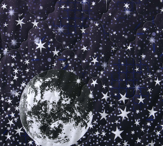 Покрывало Королевское искушение (Текс-Дизайн) "Песня звёзд 1", 210x220, перкаль, стеганое (П220210ПесЗв)