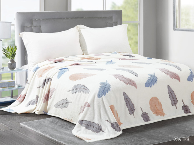 Плед Cleo "BAMBOO", 200x220, велсофт (200/239-pb)