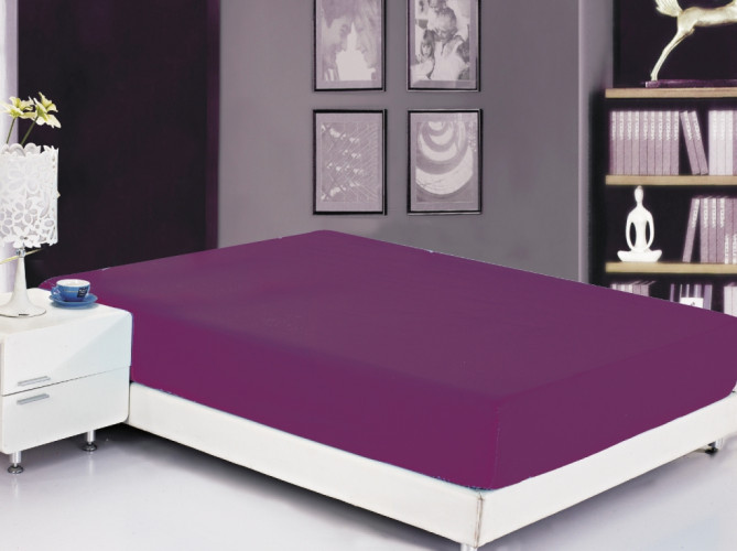 Простыня Valtery "PRMF-17", 180x200, софткоттон, на резинке (PRMF-17-1475)