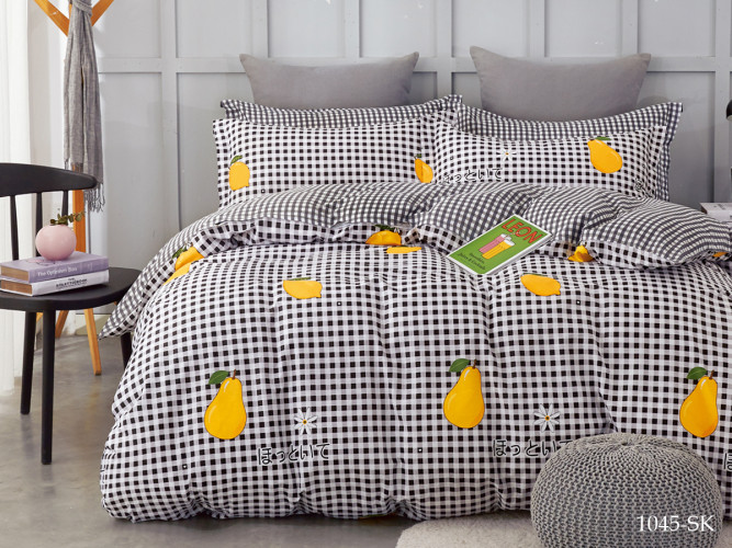 Постельное белье Cleo "Satin de Luxe 1045-SK", семейный, сатин, на молнии (41/1045-SK)