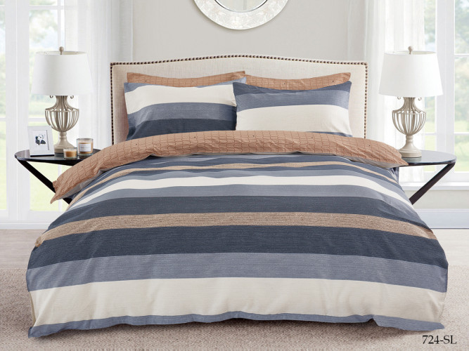 Постельное белье Cleo "Satin Lux 724-SL", 1.5-спальный, сатин (15/724-SL)