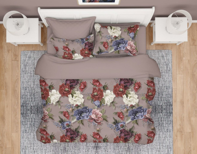 Постельное белье Valtery "RS-416", семейный, сатин (RS-416-1255)