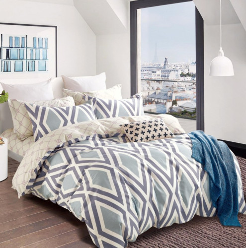 Постельное белье Valtery "CL-245", 1.5-спальный, сатин (CL-245-1249)