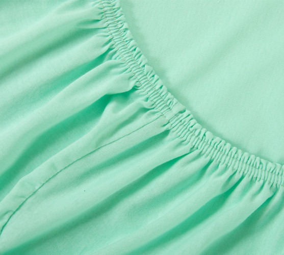 Простыня Текс-Дизайн "Мята", 200x200, трикотаж, на резинке (ш200200мята)