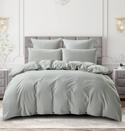 Постельное белье Valtery "LE-01", 2-спальный, лён с хлопком (LE-01-1251)