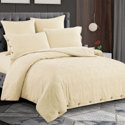 Постельное белье Cleo &quot;Candy Cotton 001-CC&quot;, 2-спальный, сатин-жаккард (21/001-CC)