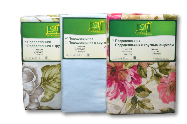 Пододеяльник AlViTek (АльВиТек), 175x215, бязь (ПОД-20)