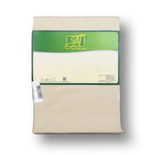 Простыня AlViTek (АльВиТек), 220x280, сатин (ПР-СО-280-БЕЖ)