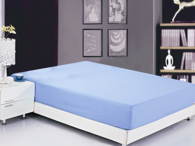 Простыня Valtery "PRMF-01", 180x200, софткоттон, на резинке (PRMF-01-1475)