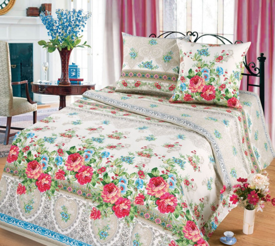 Постельное белье Чебоксарский Текстиль "Angelica", 2-спальный, бязь (Angelica-173)