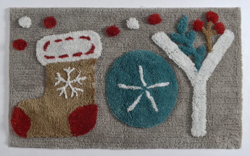 Коврик Arya Home "Joy", для ванной, 50x80, хлопок (8680943222374)