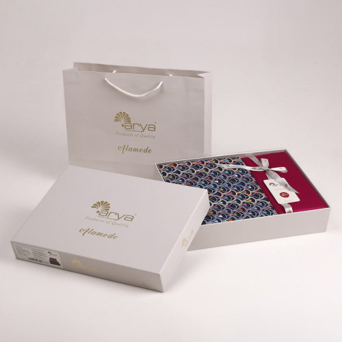 Постельное белье Arya Home "Luis", 1.5-спальный, сатин, печатное (8680943078711)