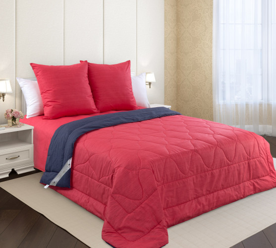 Постельное белье с одеялом Королевское искушение (Текс-Дизайн) "Бушующий вулкан", Зима-Лето, 2-спальный, перкаль (3584П204937)