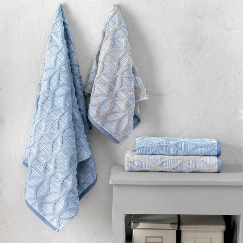 Полотенце Arya Home "Teton", банное, 70x140, жаккард (8680943091253)