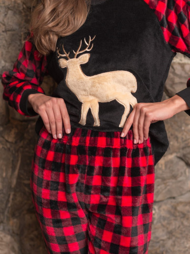 Пижама Arya Женская Wellsoft Deer S Красный