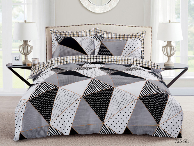 Постельное белье Cleo "Satin Lux 725-SL", семейный, сатин (41/725-SL)