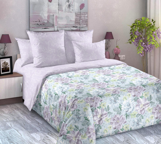 Постельное белье Королевское искушение (Текс-Дизайн) "Цветущие мечты 2", 1.5-спальный, сатин, на молнии (Н1240661092)