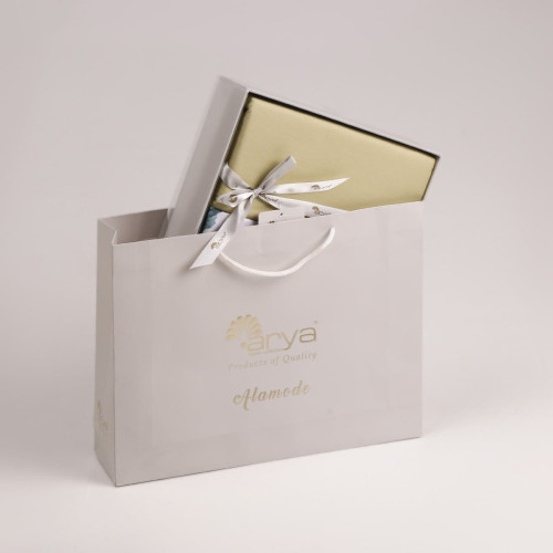 Постельное белье Arya Home "Miri", 1.5-спальный, сатин, печатное (8680943081544)