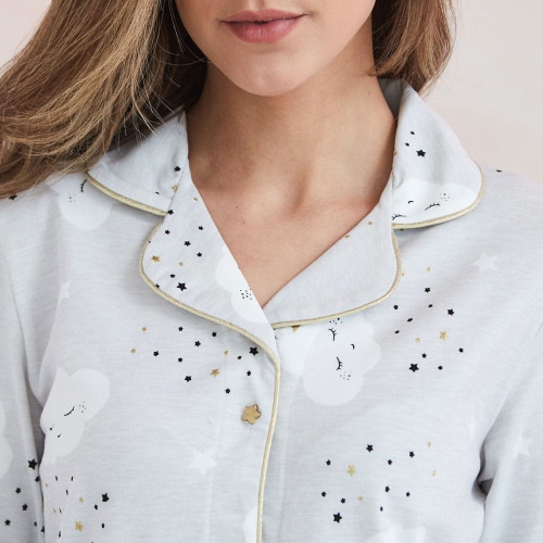 Пижама Arya Женская Печатная 12445 S Бледно-Зеленый