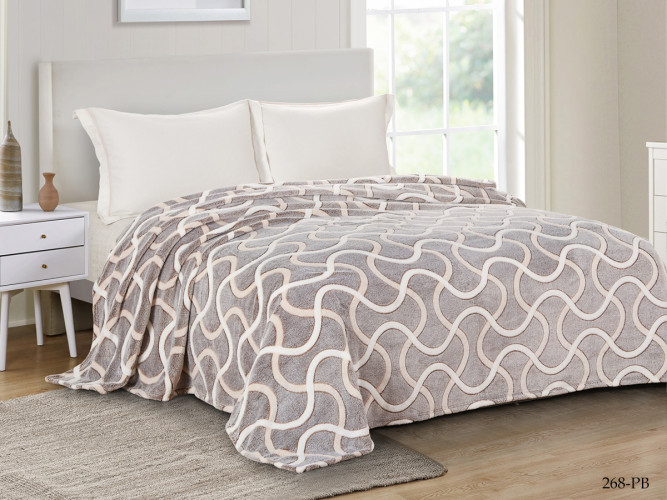 Плед Cleo "BAMBOO", 200x220, велсофт (200/268-pb)