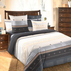 Постельное белье Valtery &quot;Мишель-5&quot;, евро, бязь (19299-5-1253)