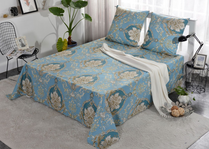 Простыня Valtery "PCR-303", 160x220, сатин (PCR-303-1779)