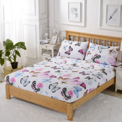 Простыня Valtery &quot;PCT-R-279&quot;, 90x200, сатин, на резинке (PCT-R-279-1783)