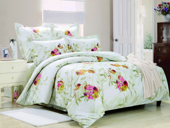 Постельное белье Valtery "C-224", евро, сатин (C-224-1253)