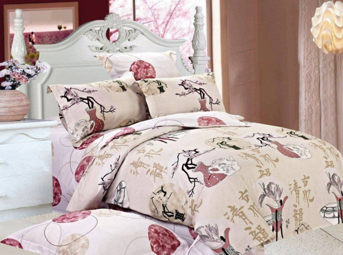 Постельное белье Valtery "C-204", евро, сатин (C-204-1253)