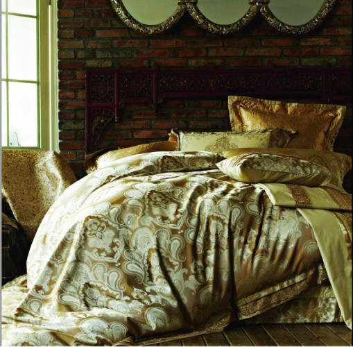 Постельное белье Фамилье "TJ-13", 2-спальный, сатин (TJ-13-1251)