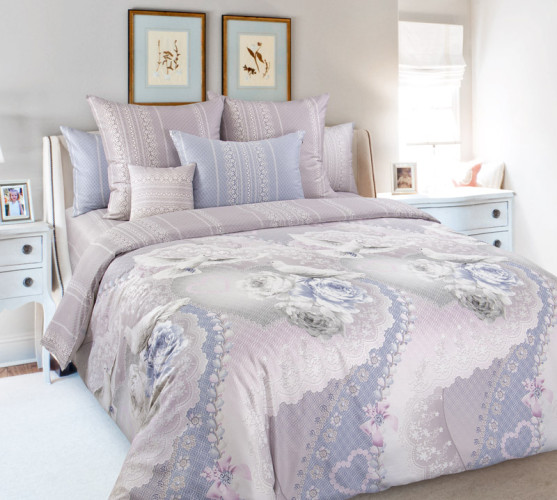 Постельное белье Королевское искушение (Текс-Дизайн) "История любви 2", 2-спальный, сатин, на молнии (Н3239205062)