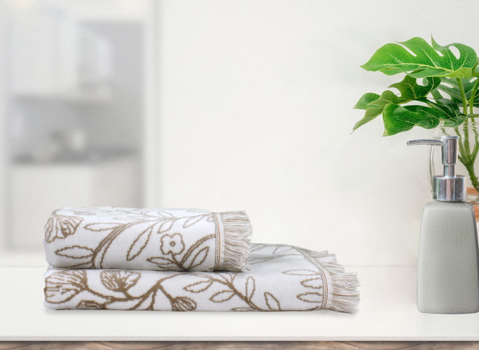 Полотенце Arya Home "Amelia", для ванной, 70x140, махровая ткань (8680943231475)