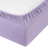 Простыня Valtery "PT purple", 90x200, трикотаж, на резинке (PT purple-1371)