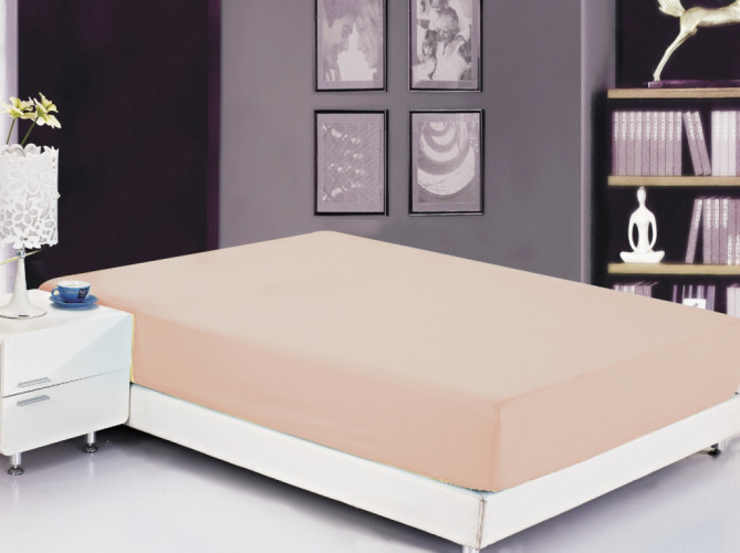 Простыня Valtery "PRMF-18", 180x200, софткоттон, на резинке (PRMF-18-1475)