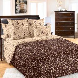 Постельное белье Белиссимо (Текс-Дизайн) &quot;Вензель 1&quot;, 1.5-спальный, поплин (1150ЛН121310)