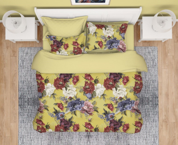 Постельное белье Valtery "RS-417", евро, сатин (RS-417-1253)