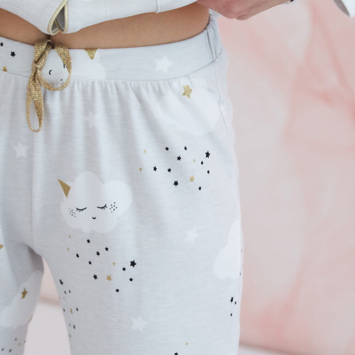 Пижама Arya Женская Печатная 12445 L Бледно-Зеленый