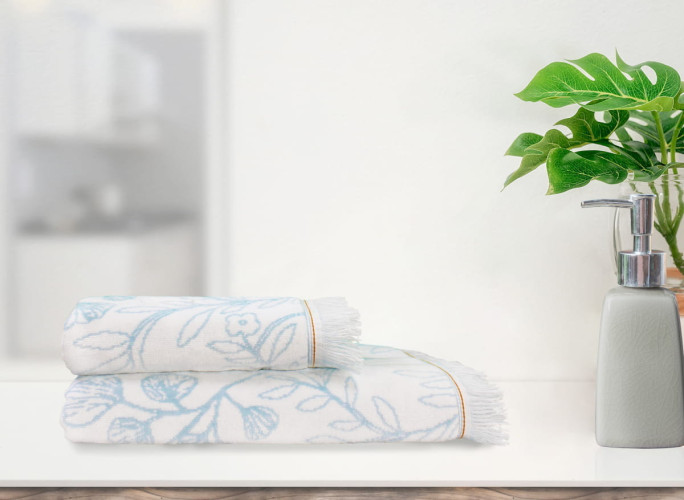 Полотенце Arya Home "Amelia", для ванной, 70x140, махровая ткань (8680943231451)