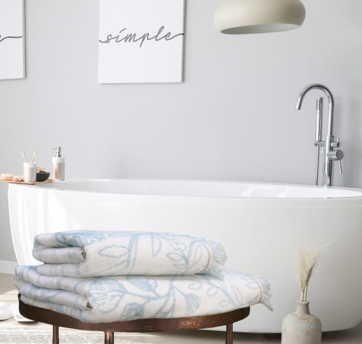 Полотенце Arya Home "Amelia", для ванной, 70x140, махровая ткань (8680943231451)