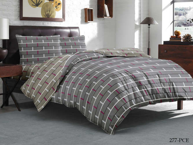 Постельное белье Cleo "Pure Cotton 277-PCE", семейный, поплин (41/277-PCE)