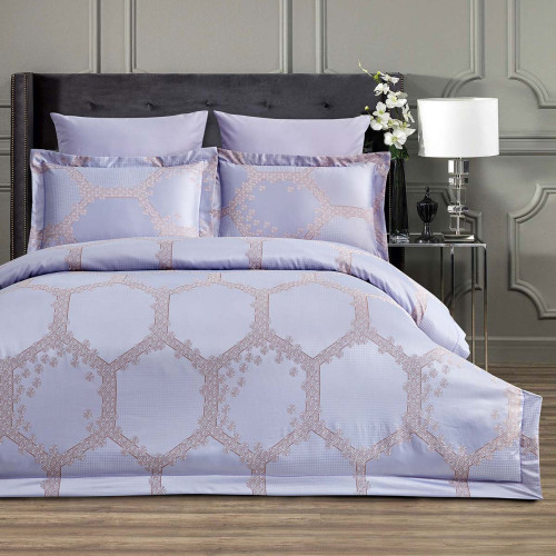 Постельное белье Arya Home "Lorelı", евро, жаккард (8680943099242)