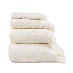 Полотенце Arya Home "Isabel", пляжное, 100x150, махровая ткань (8696422914913)