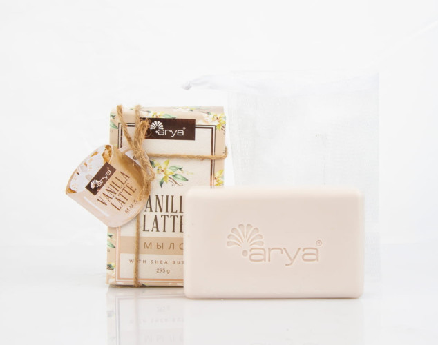 Мыло Arya с Ароматом 295 гр Vanilla Latte Бежевый