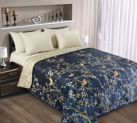 Покрывало Королевское искушение (Текс-Дизайн) "Легкое дыхание 1", 210x240, перкаль, стеганое (П240210ЛДЫХ)