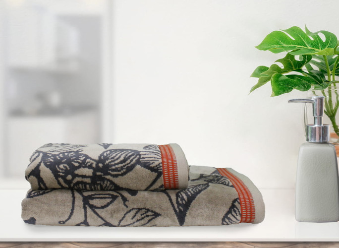 Полотенце Arya Home "Dinis", для ванной, 50x90, махровая ткань (8680943231383)