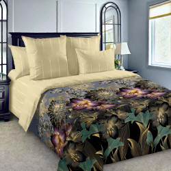 Простыня Королевское искушение (Текс-Дизайн) &quot;Призрачные тени компаньон 4&quot;, 160x200, сатин, на резинке (Р113Н1209494)