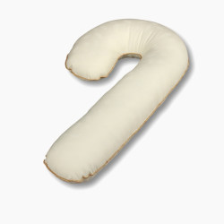 Подушка AlViTek (АльВиТек) &quot;Для беременных J&quot;, 35x280, тик, искусственный лебяжий пух (ПДБ-J-ТЛ)