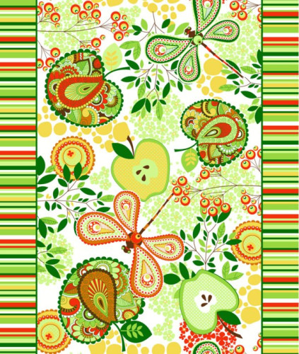 Набор полотенец вафельных Valtery "Антоновка", 50x60, хлопок, 3 шт (Antonovka-1498)