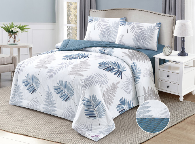 Постельное белье с одеялом Tango (Танго), семейный, сатин (W500-75 код1184)